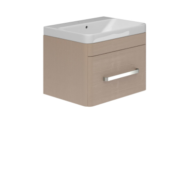 Essential Vermont Wall Hung Basin Unit 1 Drawer LIGHT GREY