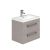 Essential Nevada Wall Hung Basin Unit 2 Drawers 800mm CASHMERE