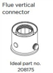 Ideal Vertical Flue Connector 208175
