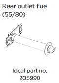 Ideal Rear Flue Kit 205990