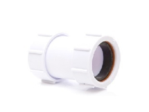 Polypipe Compression Waste Straight Connector 40mm PS40