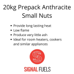 20KG PREPACK ANTHRACITE SMALL NUTS