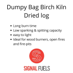 DUMPY BAG BIRCH KILN DRIED LOG