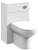 Essential Alaska Back To Wall WC Unit 500mm WHITE Essential Alaska Back To Wall WC Unit 500mm WHITE