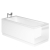 Essential Nevada Bath End Panel 800mm WHITE Essential Nevada Bath End Panel 800mm WHITE