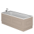 Essential Hampshire Bath Front Panel 1800mm STONE GREY Essential Hampshire Bath Front Panel 1800mm STONE GREY