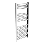 KRAD 500mm Wide Straight Chrome Towel Radiators
