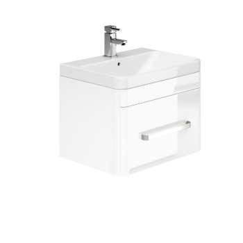 Essential Vermont Wall Hung Basin Unit 1 Drawer WHITE