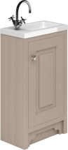 Essential Hampshire Cloakroom Basin Unit 1 Door STONE GREY