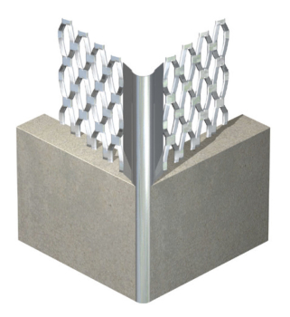 STAINLESS STEEL STANDARD ANGLE BEAD -3.0m