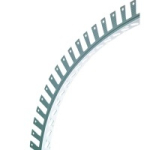 PVCu THIN COAT ARCH BEAD 3mm PLASTER -WHITE