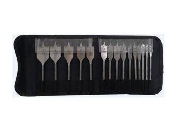 15 Piece Flat Bit Set