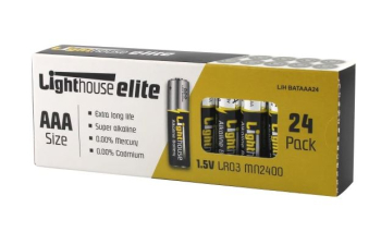 Battery Packs 24 x AAA Battery Packs 24 x AAA