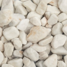 Longrake Spar White Pebbles 20-40mm 20Kg Bag